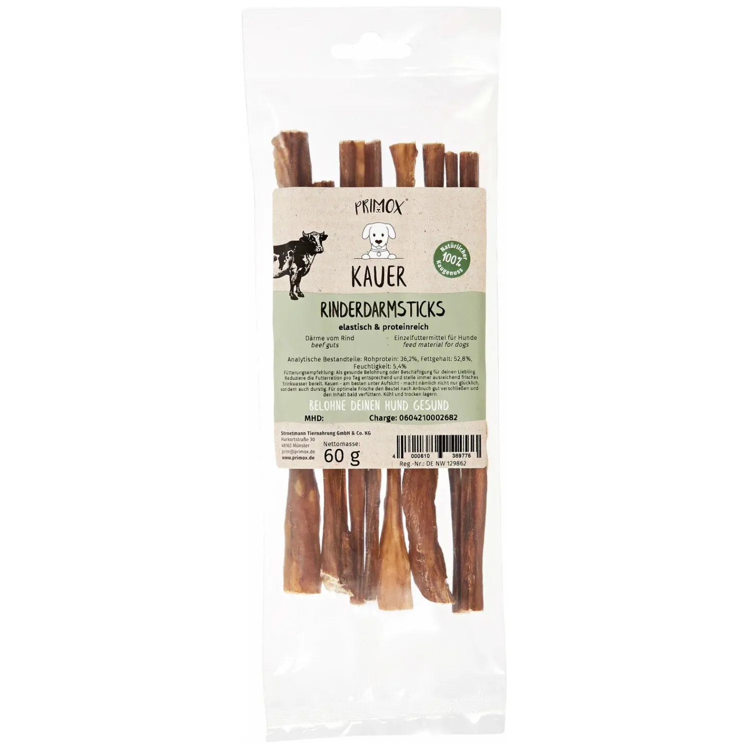 Loesdau Hundesnacks<PRIMOX Rinderdarmsticks