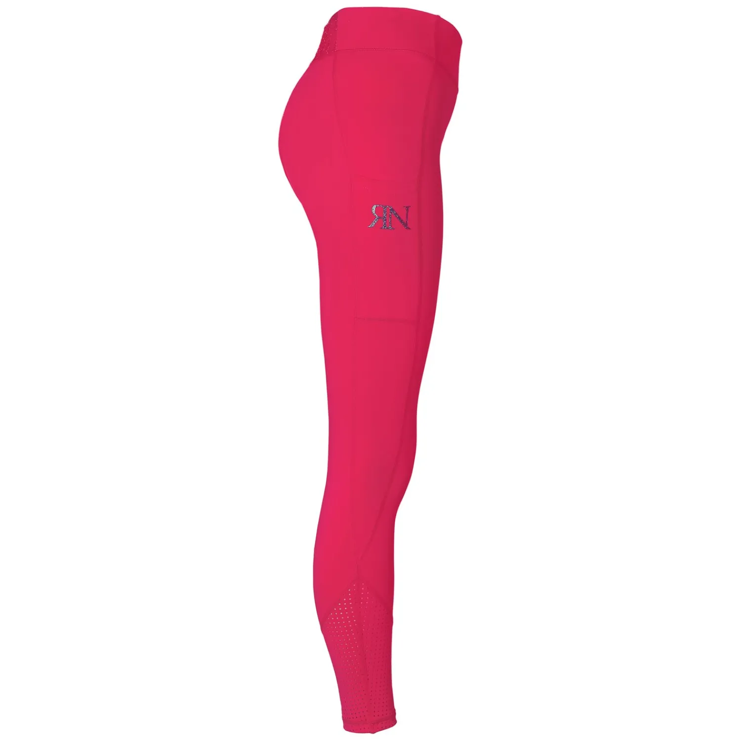 Damen Loesdau Reithosen<RIDE now Grip-Halbbesatz-Reitleggings mit Mesh