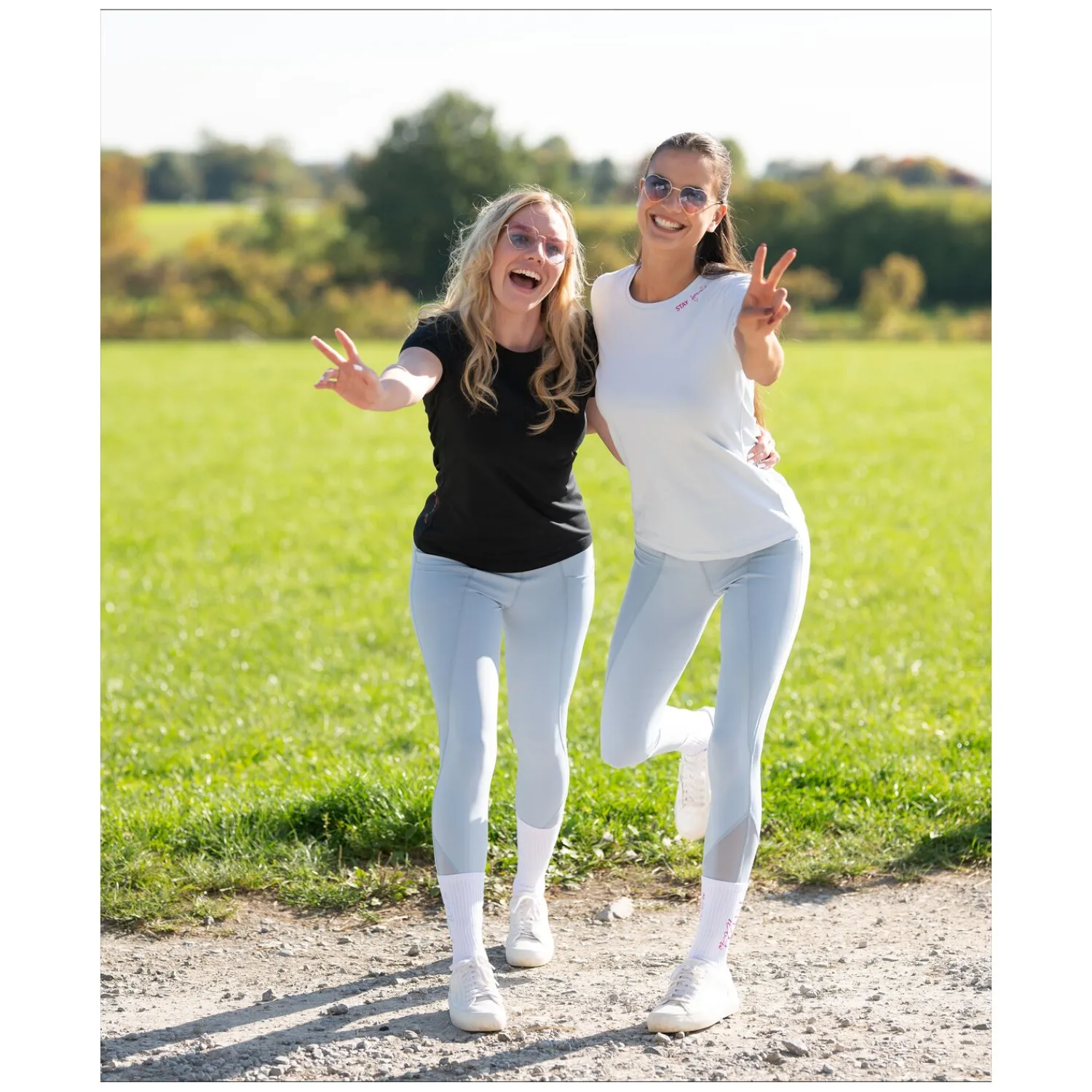 Damen RIDE now Reithosen<Grip-Halbbesatz-Reitleggings