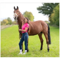 Damen RIDE now Reithosen<Grip-Vollbesatz-Jeansreithose