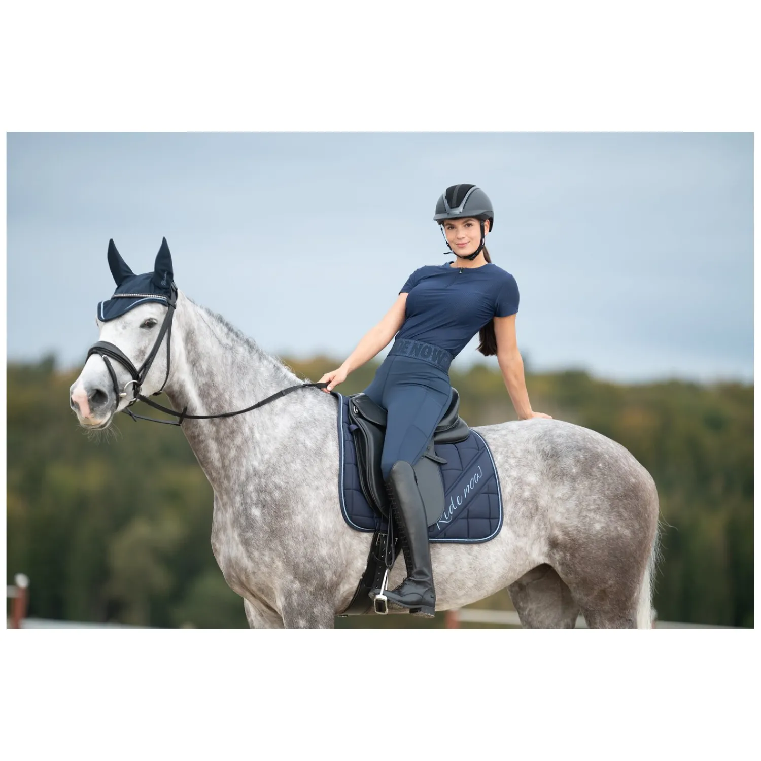 Damen RIDE now Reithosen<Grip-Vollbesatz-Reitleggings mit Mesh
