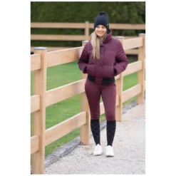 Damen RIDE now Reithosen<Thermo-Reitleggings mit Grip-Halbbesatz