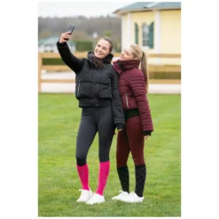 Damen RIDE now Reithosen<Thermo-Reitleggings mit Grip-Halbbesatz