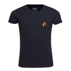 Kinder RIDE now Polo & T-Shirts<T-Shirt mit Pferdekopfstickerei für Kinder