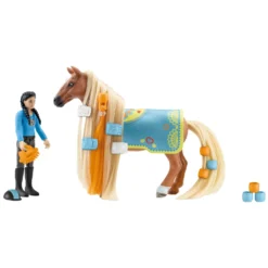 Loesdau Geschenke Für Reiter<Schleich HORSE CLUB Kim und Caramelo Starter Set