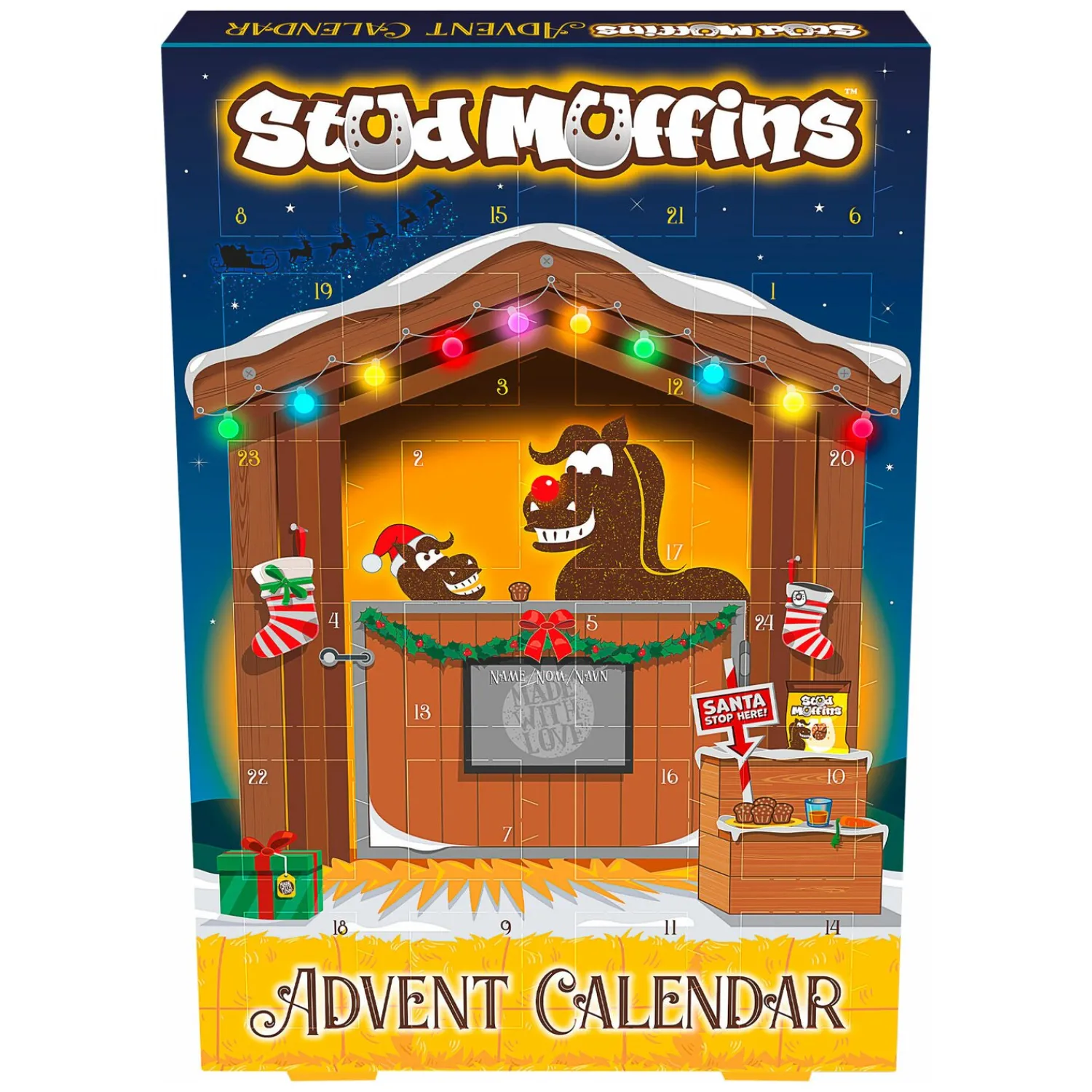 Loesdau Geschenke Für Reiter|Pferdeleckerlies<Stud Muffins Adventskalender, für Pferde