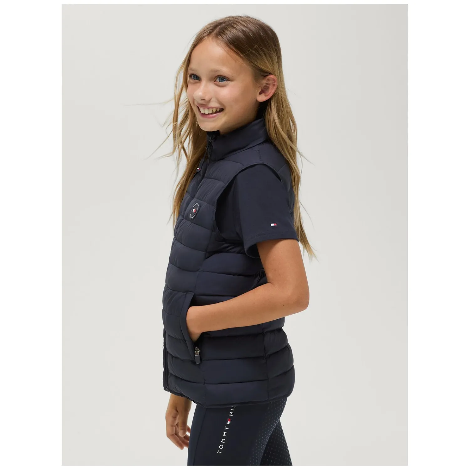 Kinder TOMMY HILFIGER EQUESTRIAN Westen<Steppweste Serano, Junge Reiter