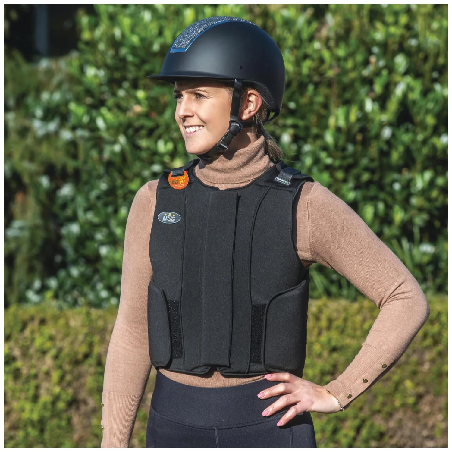 USG Sicherheitswesten<Rückenprotektor Precto Future Fit Green
