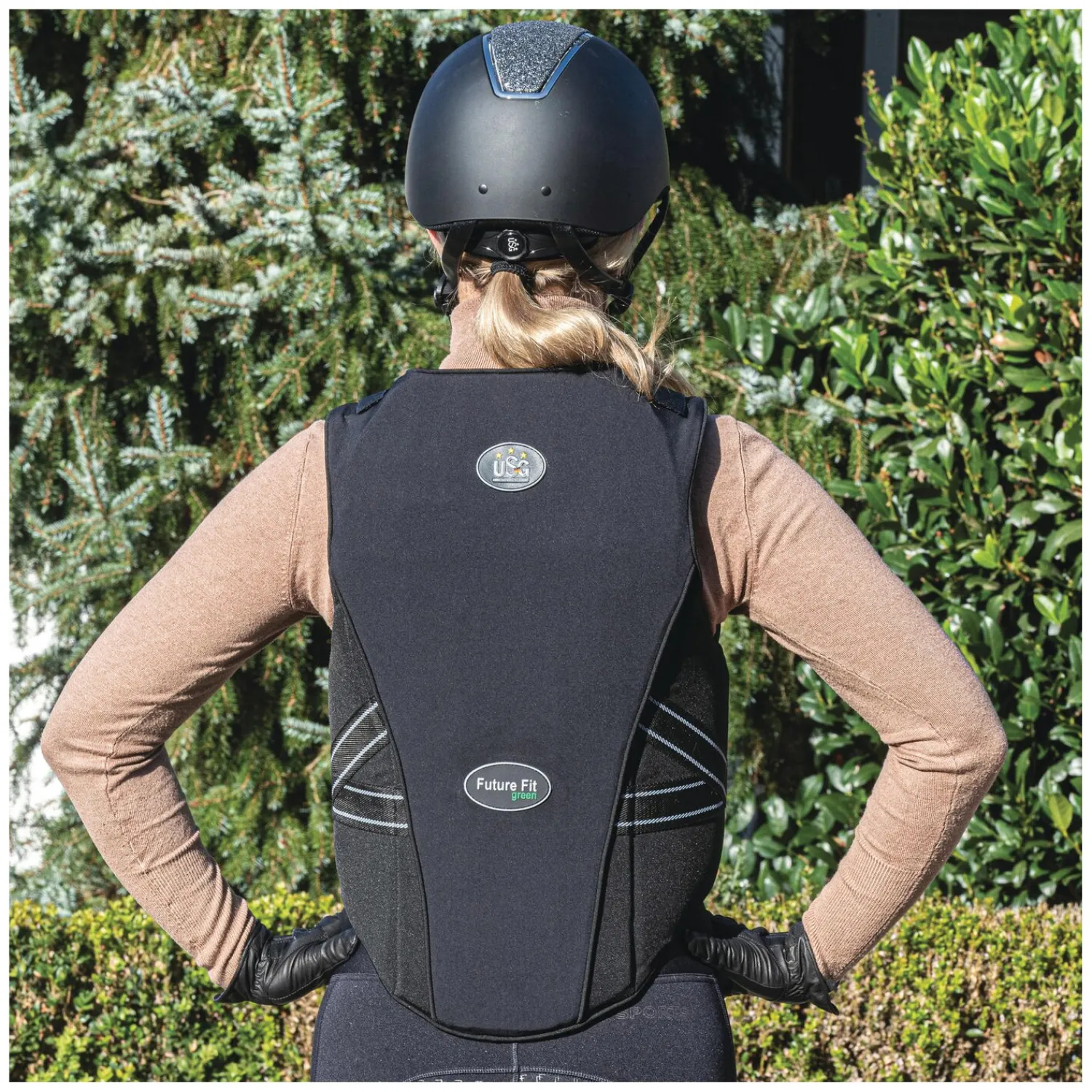 USG Sicherheitswesten<Rückenprotektor Precto Future Fit Green