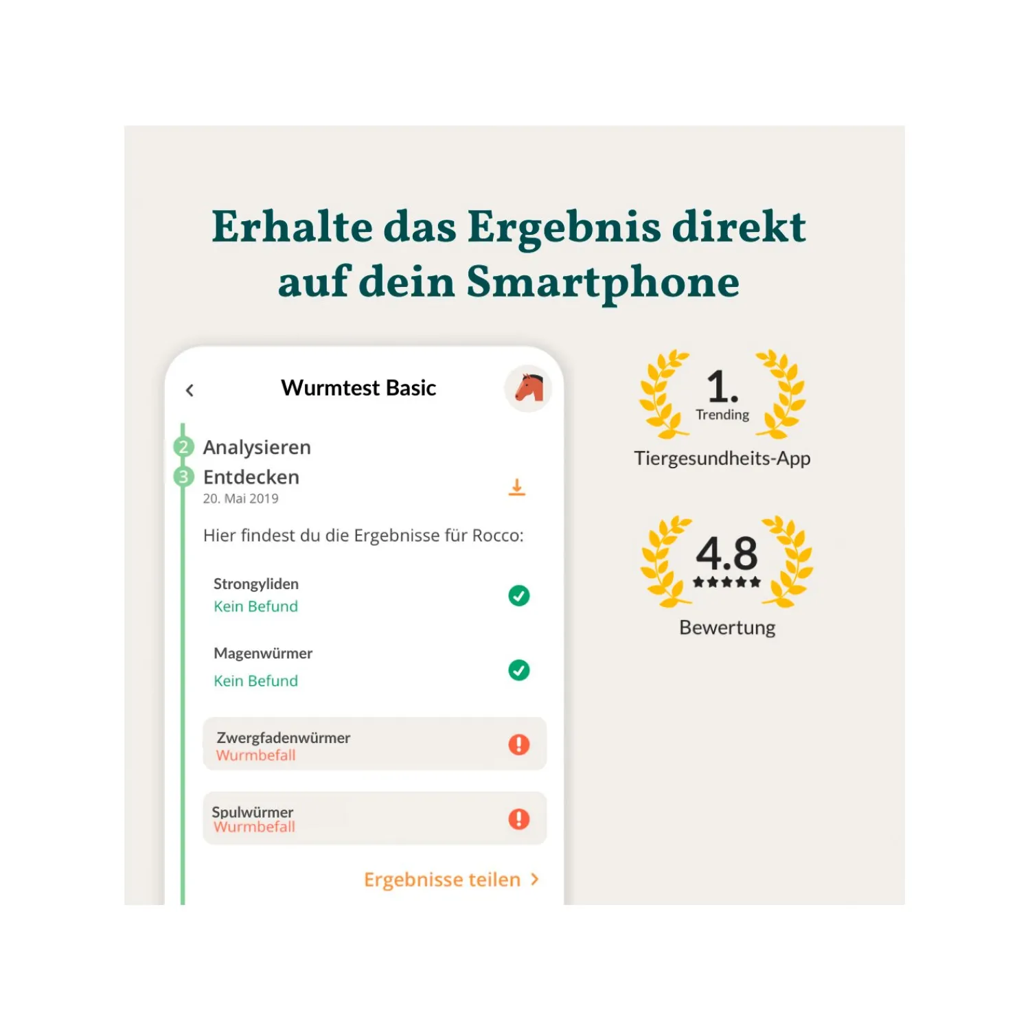 Loesdau Stallapotheke<vetevo Wurmtest