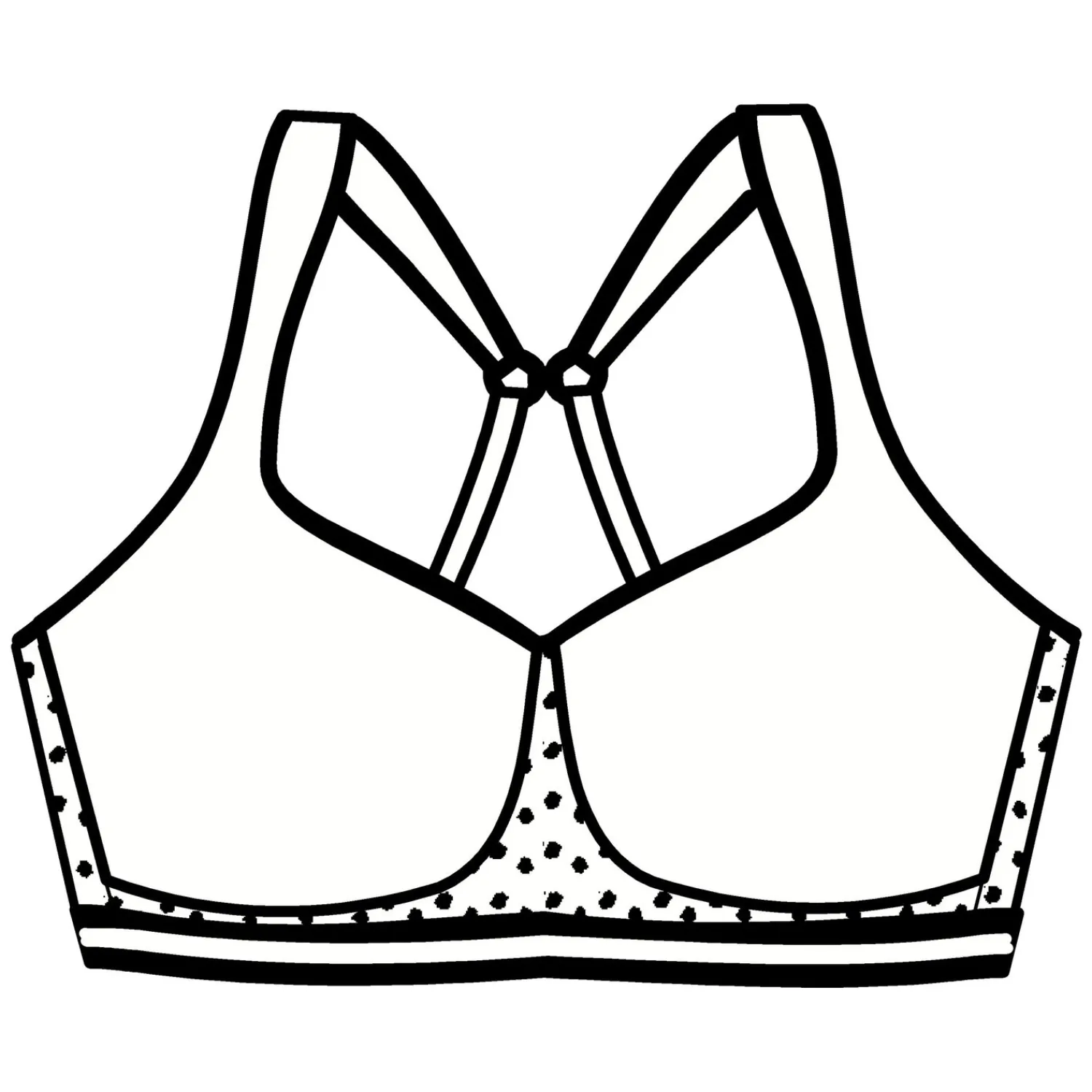 Damen VIANIA Reitunterwäsche<Sport-BH Goldie High Function
