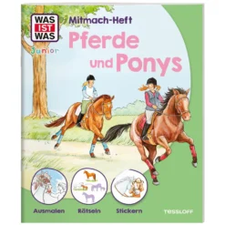 Loesdau Geschenke Für Reiter|Bücher & Multimedia<WAS IST WAS Junior Mitmach-Heft Pferde und Ponys - Spiele, Rätsel, Sticker