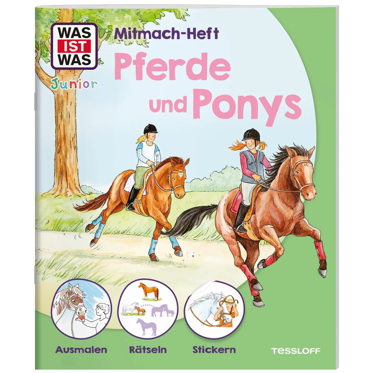 Loesdau Geschenke Für Reiter|Bücher & Multimedia<WAS IST WAS Junior Mitmach-Heft Pferde und Ponys - Spiele, Rätsel, Sticker